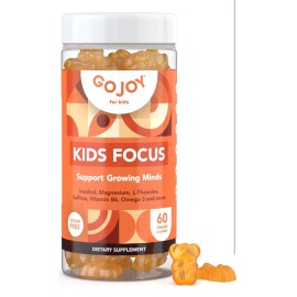 Gojoy Kids Focus Gummies - 7 en 1 y suplemento de atención para adolescentes