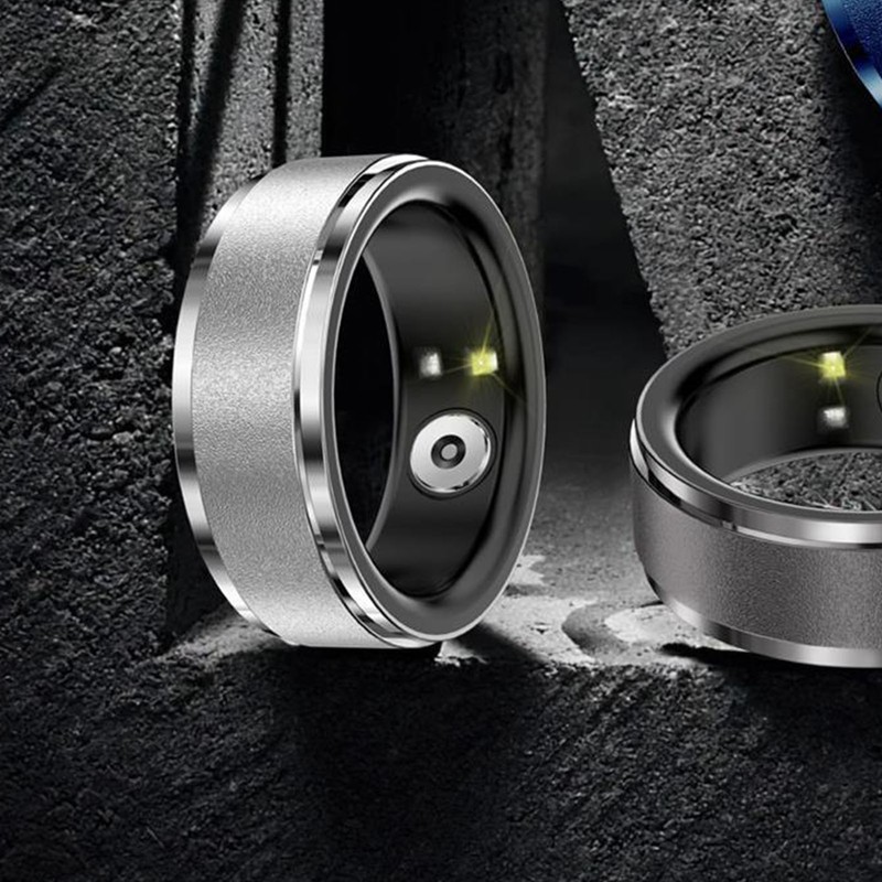 Smart Health Ring Sleep Monitor IP68 Waterproof Metal Activity Tracker
