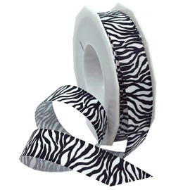 Morex Ribbon Zebra Fest Ribbon, Black