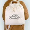 Azeeda 'Mini Car' Canvas Rucksack/Backpack (RK00006232)