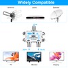 TKCHAX 2 Way Coaxial Cable Splitter,Support 10-2602MHz, RG6 Compatible, Nickel-Plated