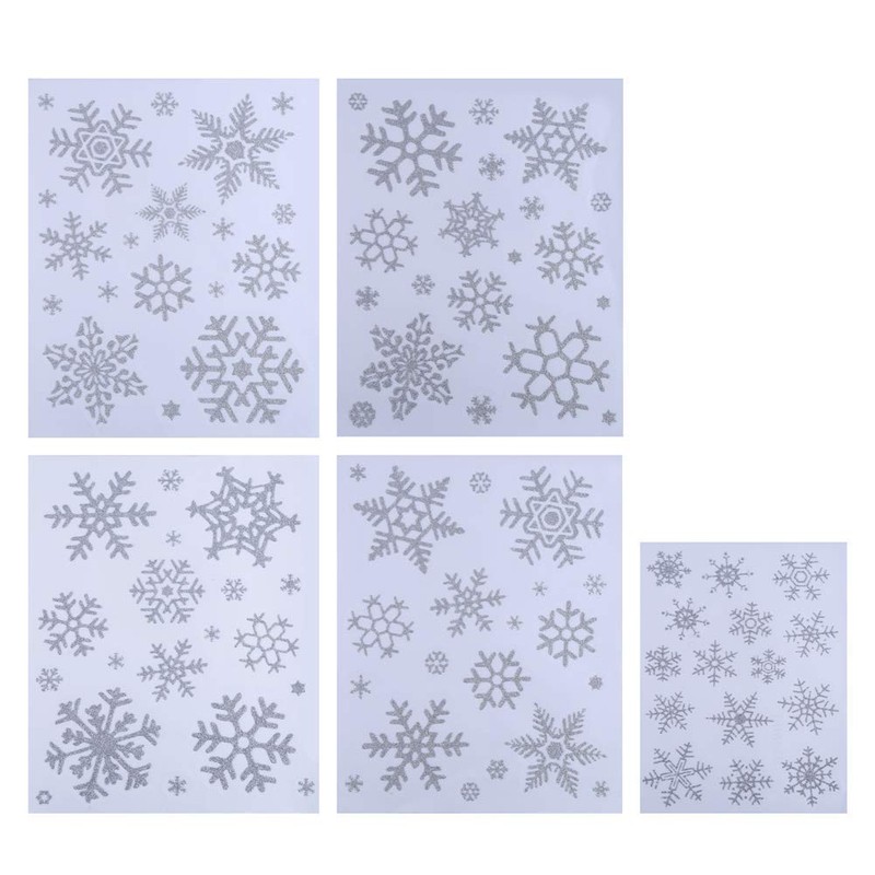 Christmas Electrostatic Stickers, Wall Stickers, Window Stickers, Snow Stickers