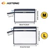 KASTONG 2 Layer Water-Proof Fishing Bait PVC Clear Storage Bag