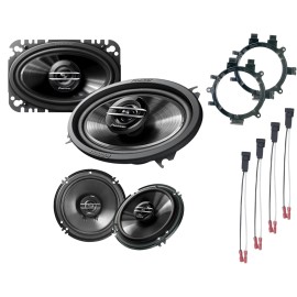 Put Brand HERE Pioneer 6.5" & 4x6" Truck coaxial Speakers Kit for 2003-2006 SIERRA & SILVERADO