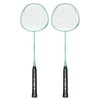 2PCS Badminton Rackets Set Lightweight Glass Carbon Alloy Badminton Racquets