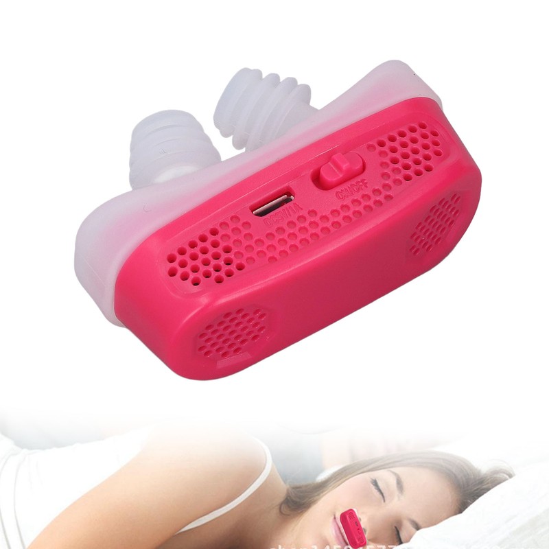 Electric Snoring Solution Devices Automatic Nose Vents Plugs Portable Variable