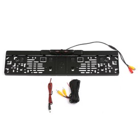 Car License Plate Frame Mounting Holder with IR LED Rear View Camera Night Vision 170 Degree Viewing Angle