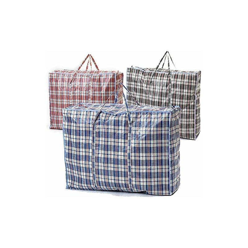 BARGAIN FACTORY Large Laundry Bag – Zip and reinforced handles