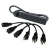C2G Legrand 6-Outlet Power Strip with Power Strip Surge Suppressor,