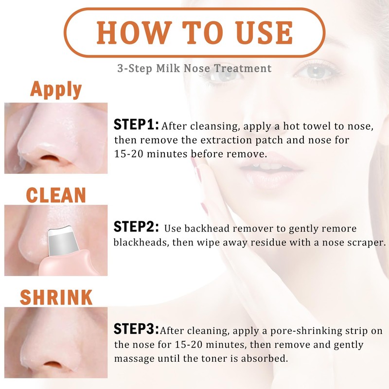 Blackhead Remover Tools - Nose Scraper for Blackheads Pore Clean