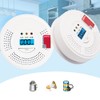 JKD-610 White Intelligent Voice CO Alarm Carbon Monoxide Alarm System