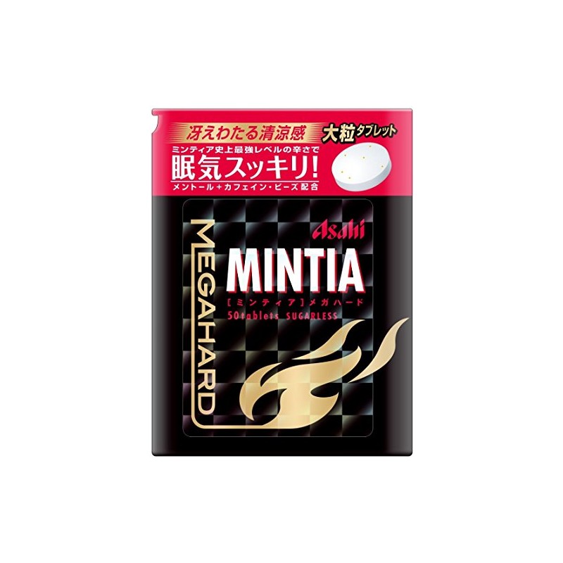 Asahi Group Foods Mintia Mega Hard 50 Tablets x 4