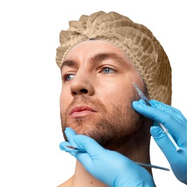 SUPERGUARD GB Hair Nets for Catering – Premium Disposable Mob Caps for Kitchen, Catering, & Food Industry – Double Stitched Hair Net Cover - Perfect for Food Safety & Hygiene - Yellow (Pack of 100)