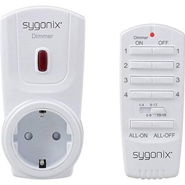 sygonix RSL Dimmer Set Adaptor Plug Switching Capacity (Max) 300 W Range Max. (in Open Field) 70 m