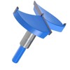 TA-VIGOR Forstner Drill Bit 80mm, Tungsten Carbide Wood Hole Saw