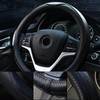 Valleycomfy Steering Wheel Covers Universal 15.75 inch - Genuine Leather,