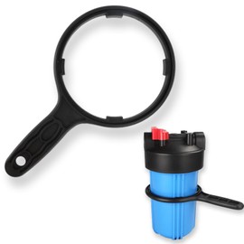 RJLCTH Water Filter Wrench for 4.5"x 10" or 4.5"x 20" Filters, Heavy Duty PP Material Wrench with Easy Hanging Hole for Big Blue-Style Filter Housings, Perfect for Whole House Water Systems