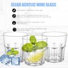 ZHANChen Glasses, Acrylic Drinking Glass, Unbreakable Plastic Cups, Reusable Cocktail