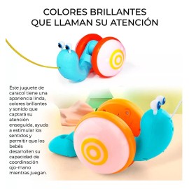 EGTMA Juguete De Caracol Para Niños Pequeños Duradero
