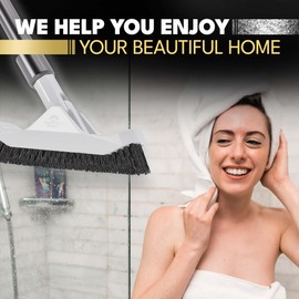 Grout Brush – Grout and Corner Cleaner Scrub Brush Head with Heavy Duty Stiff Bristles for Cleaning Bath Tub, Swimming Pool, Tiles, Bathroom, Patio, Kitchen, Wall and Deck