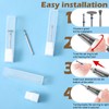3 Stück Nagelfräser Bits Set, Konische Mikro Nagelhautbohrer Bit, Multifunktions