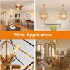 Vinaco 3.39 Inch E12 Edison Bulb Dimmable 4W, Equal 40W,