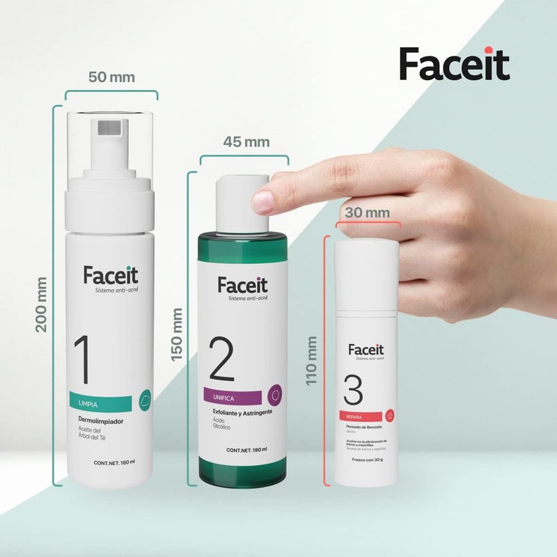 Faceit Kit Rutina Antiacné 3 Pasos