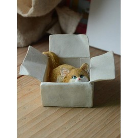 Gemmia Cat Fairy Figurine - Box Stray Cat Statue