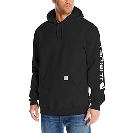 CarharttMenLoose Fit Midweight Logo Sleeve Graphic SweatshirtBlackX-Large