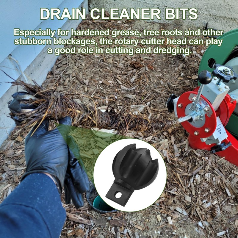 Aulpq Drain Cleaner Cutter Heads 2CG 2" Clog Chopper Multi