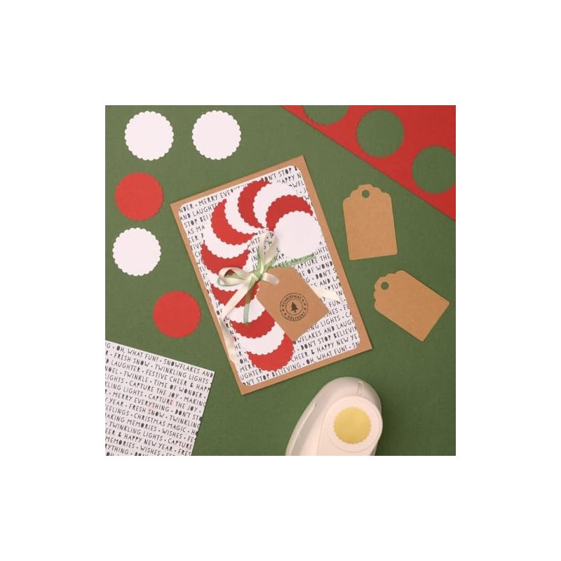 Vaessen Creative Craft Paper Punch - Scalloped Circle - Ø