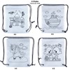 Backpack for Painting for Children, Fabric Bag for Colouring for