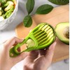 3-in-1 Multifunctional PP Avocado peeler Pulp Separator Meat Scraper Creative
