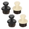 Cepillos Faciales de Barbero - 4 Cepillos con Cerdas s
