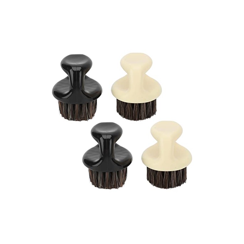 Cepillos Faciales de Barbero - 4 Cepillos con Cerdas s