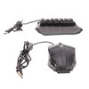 One Handed Keyboard Mouse Set Wired 35 Keys RGB Backlight