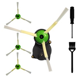 iParto Side Brush Motor Module for iRobot Roomba I&E&J Series i3 i4 i6 i7 i8 E5 E6 E7 j7 7550 3550 3150 5150 6198 7150 Replacement Kit with 3-Pack Brushes and Tools