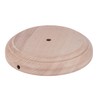 B&P Lamp® Modern Style Unfinished Wooden Lamp Base, 6 1/2