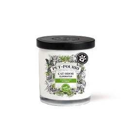 Pet-Pourri Pet Odor Eliminator Candle, Purrfectly Bamboo, 7.5 Oz - Bamboo (Veterinarian Recommended)