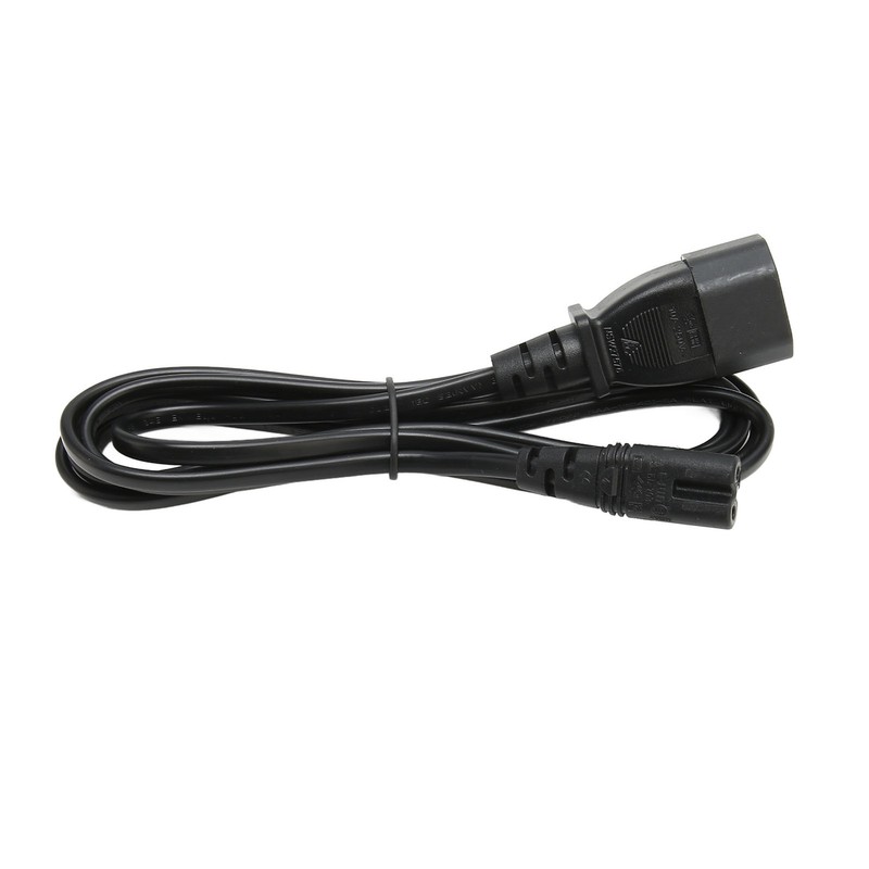 IEC320 C14 to C7 Cord Male to Female Power Adapter