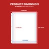 Office Werks Archival-Quality Document Protectors | Reinforced Clear Sheet Sleeves