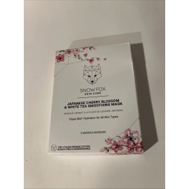 Blossom Snow Fox Japanese Cherry Blossom & White Tea Smoothing Mask - 5 Masks