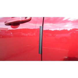 Carbon Fiber Car Door Edge Guards paint chip Scratch Protector fits Subaru 2 pack