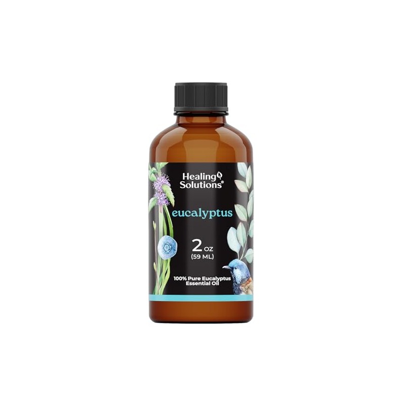 Healing Solutions Eucalyptus Essential Oil - 2 Fluid Ounces