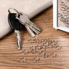 50pcs 10mm Mini Split Jump Ring with Double Loops Round