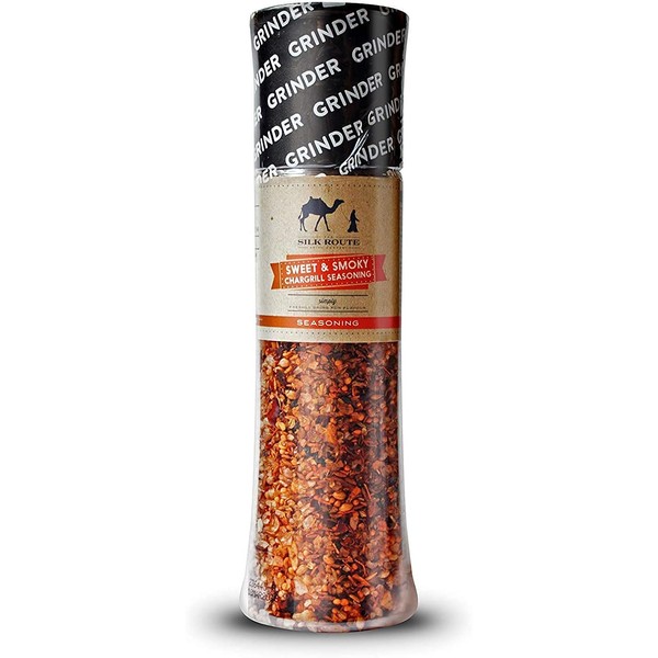 Silk Route Spice Company Giant Sweet & Smoky BBQ Chargrill Seasoning Grinder 245g/8.6oz
