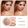 PHOERA Foundation, PHOERA Contour Palette, Farbtöne mit Highlighter, Bronzer und