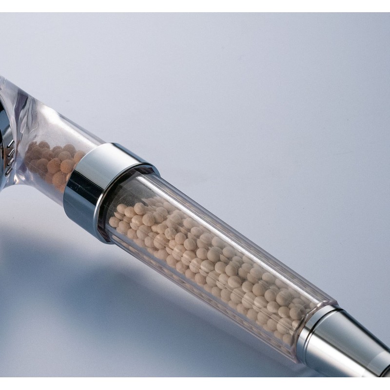 Nagano Ceramic Shower Head, Built-in Ceramic Ball of Natural Ore,
