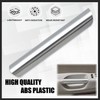 Silver Front Driver Left Side Interior Pull Handle Molding Trim