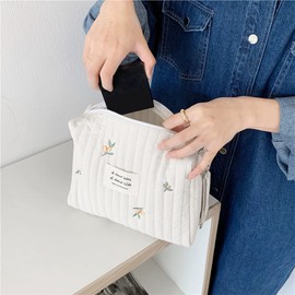 SONARIN Lightweight Pram Bag Organiser, Multifunctional Stylish Embroidery Buggy Organiser Bag Universal Pram Organiser Storage Bag Mum Bag (Olive, 1 Strap)